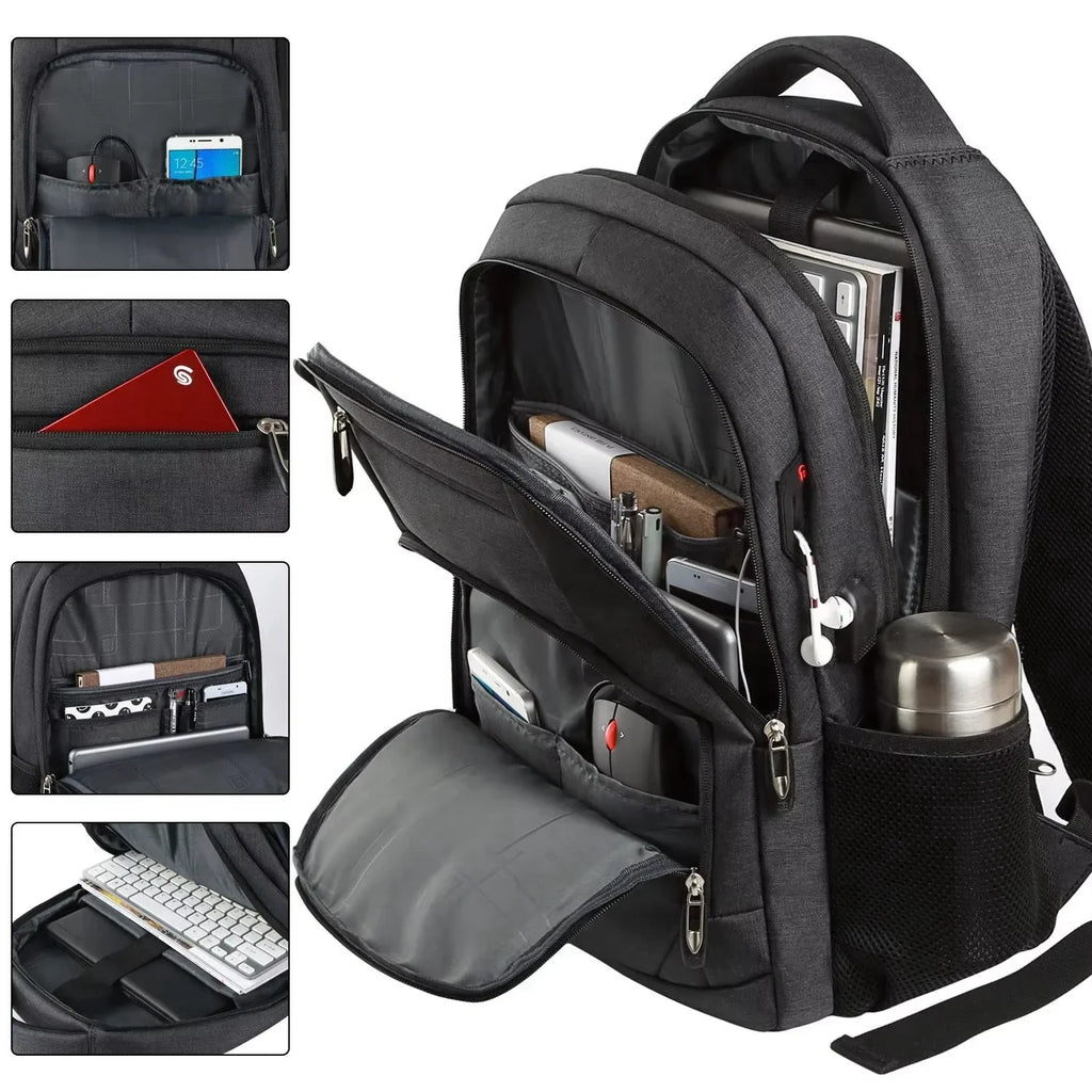 Outdoor Travel And Camera Backpack  Waterproof Bag Black